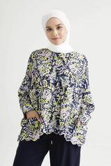 MEADOW - Long Sleeve Blouse (Navy)