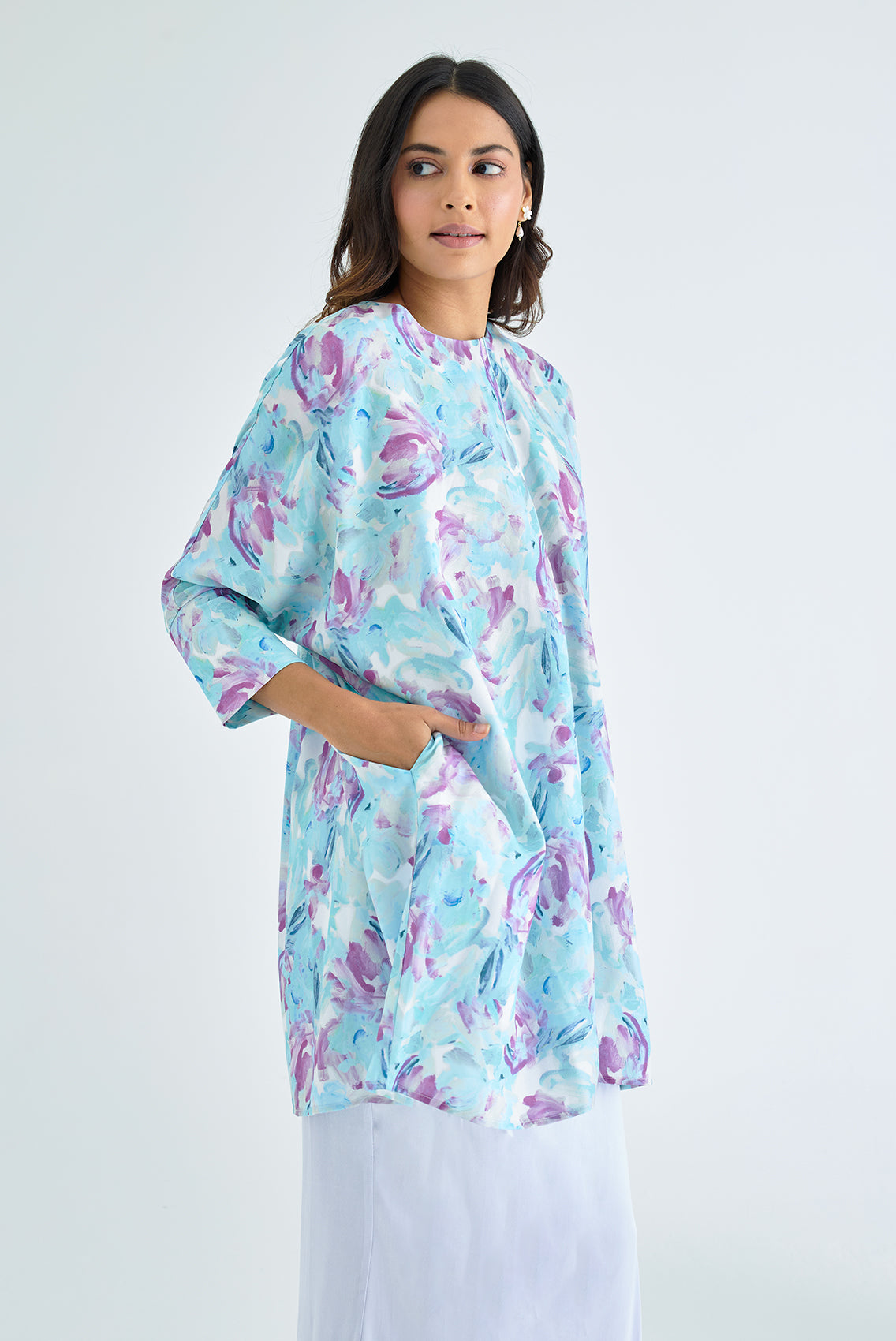 POPPY Tunic Set in Violet