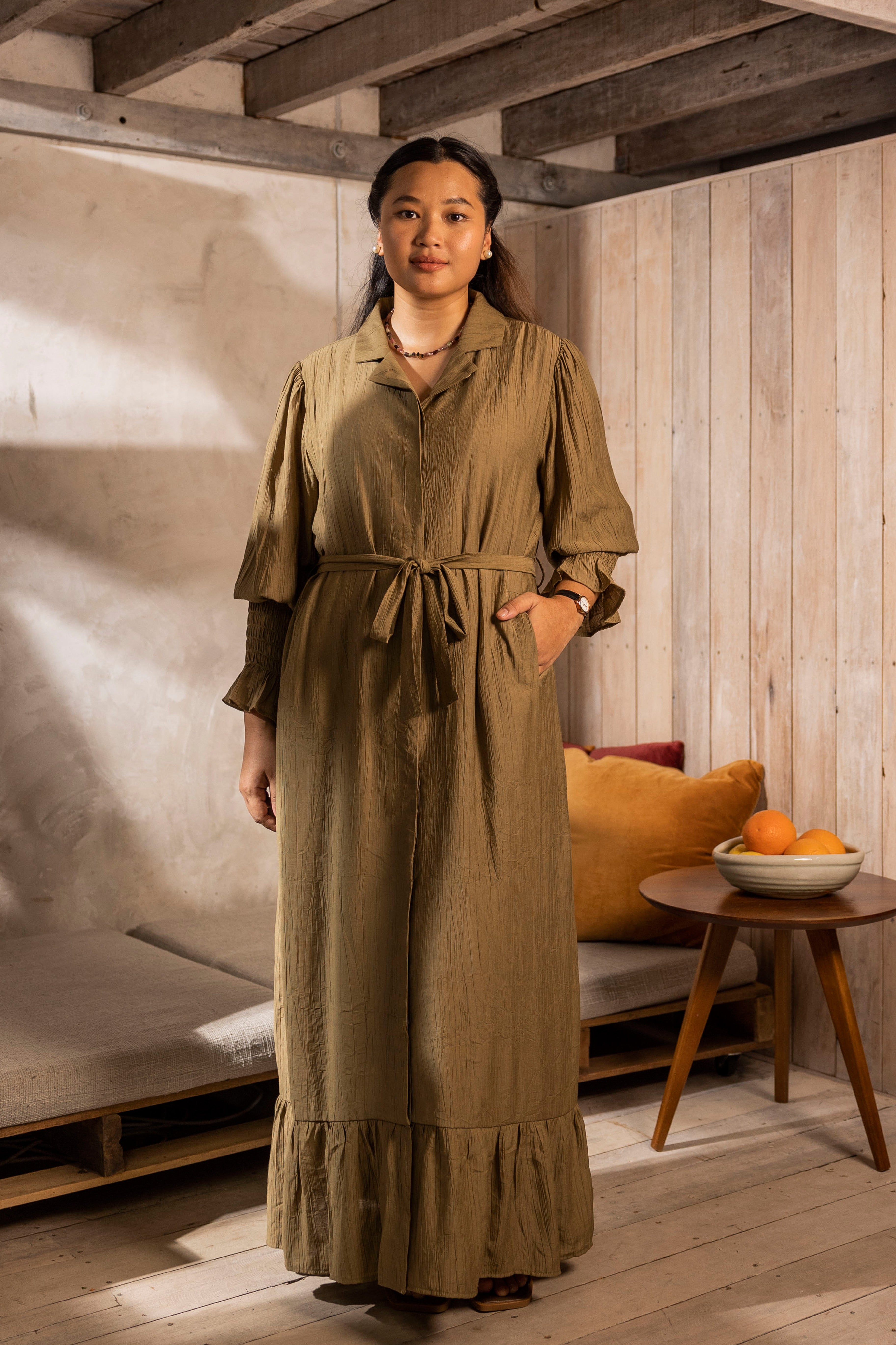 HORIZON - Dress (Olive)