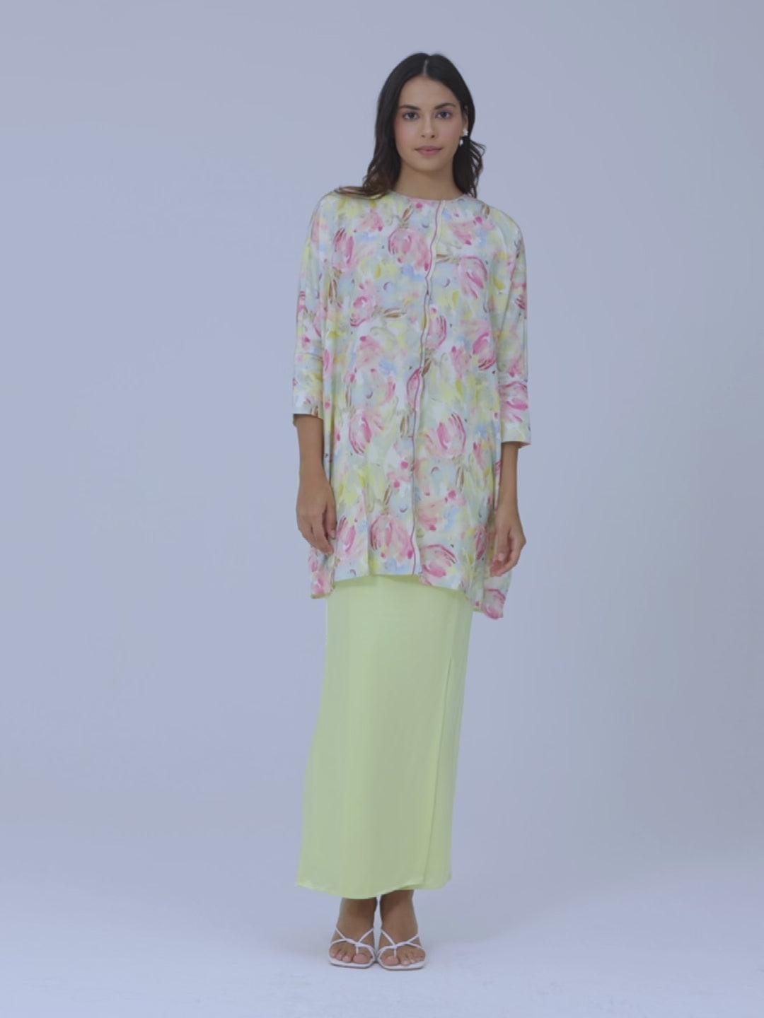 POPPY Tunic Set in Violet